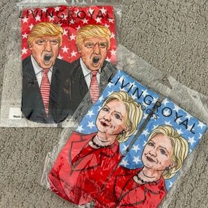 Living Royal Trump and Hillary Clinton Socks